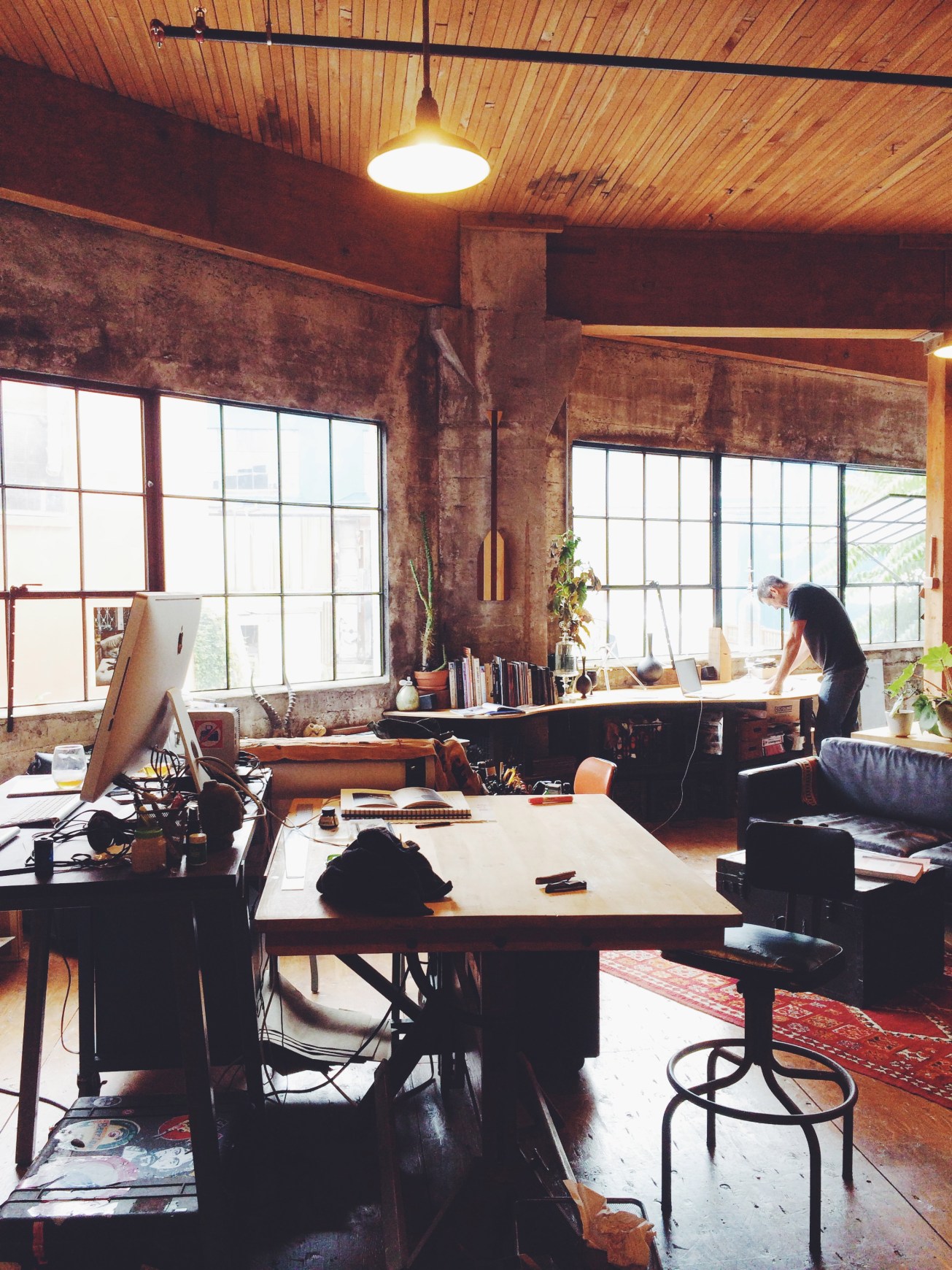 Andy Paiko in his studio