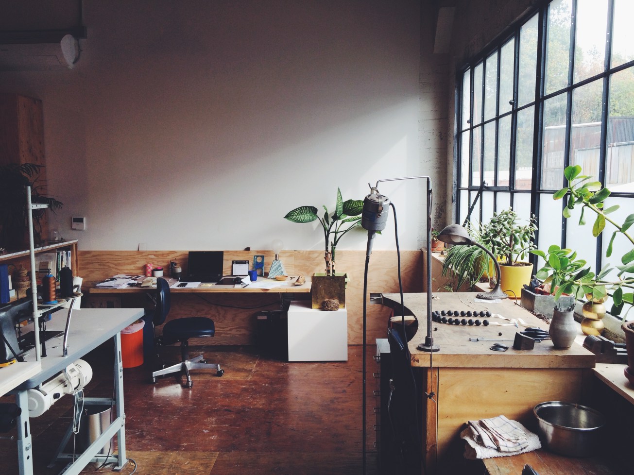 Sara Barner's studio