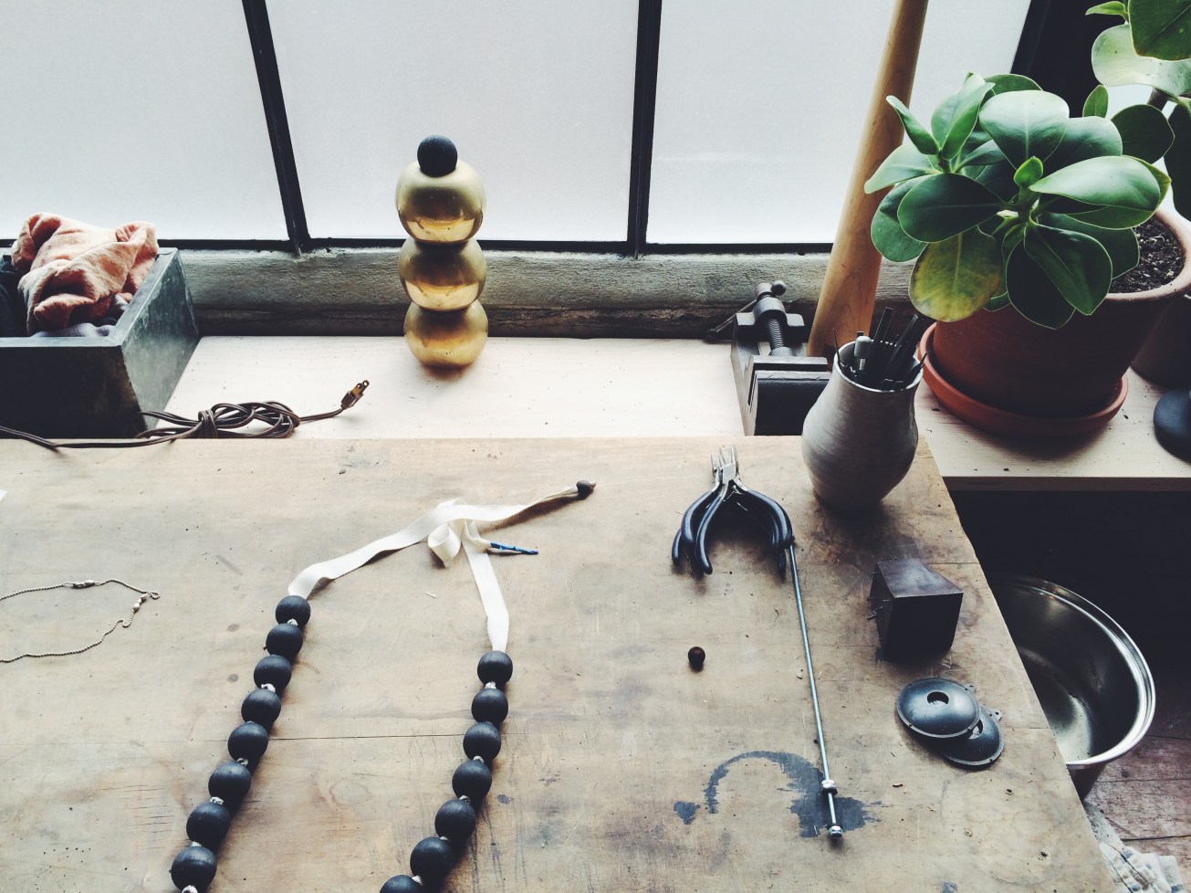 details in Sara Barner's studio