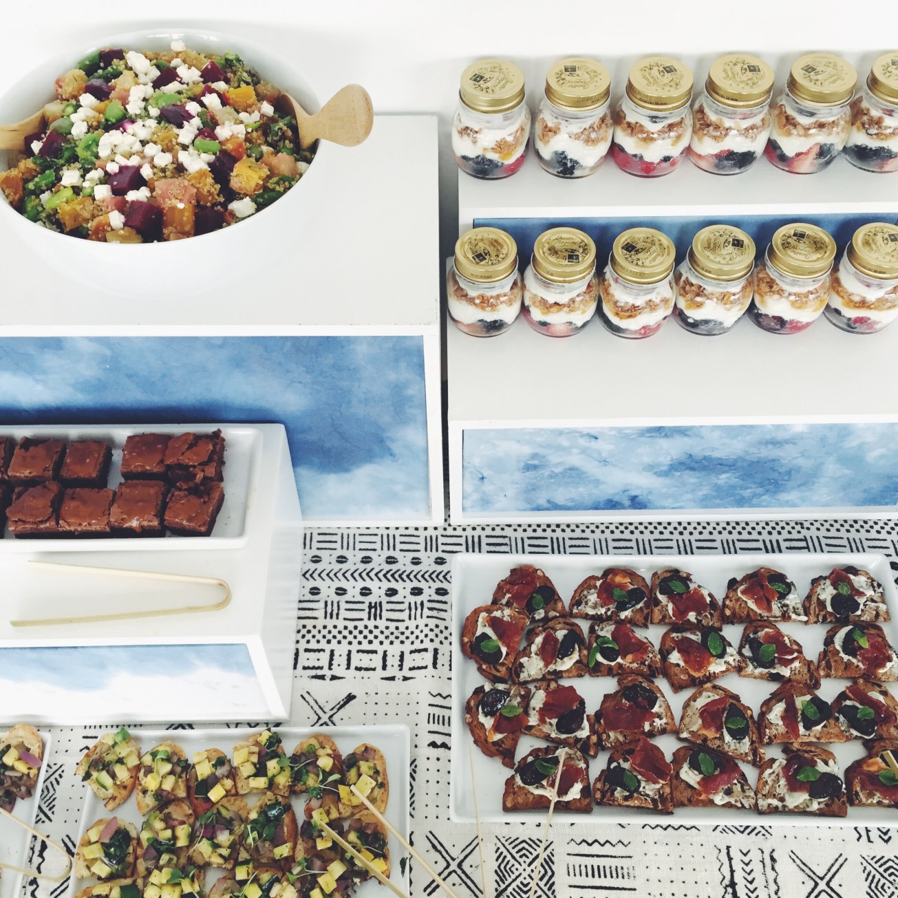 the pretty set up from URBAN PALATE LA