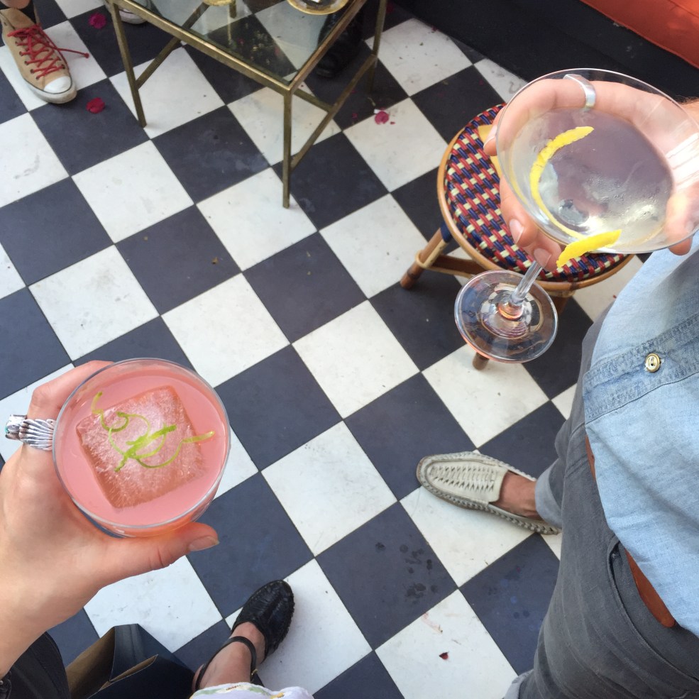 drinks at Bar Stella with my sweetheart