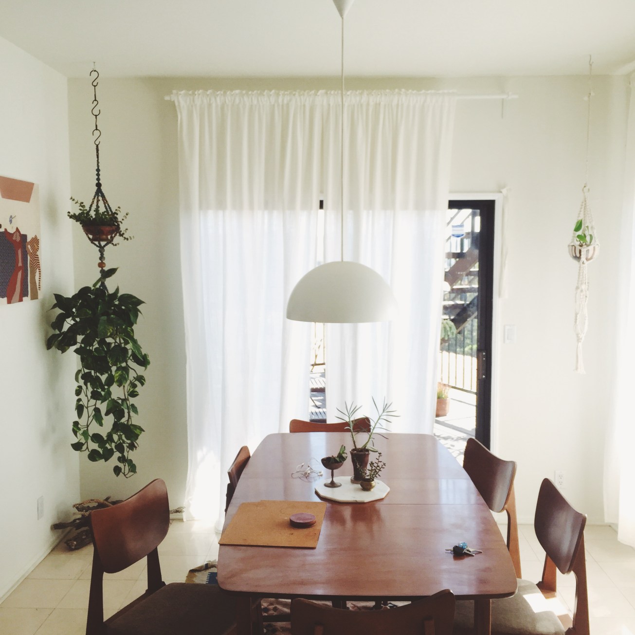 Dining at the El Rosa House