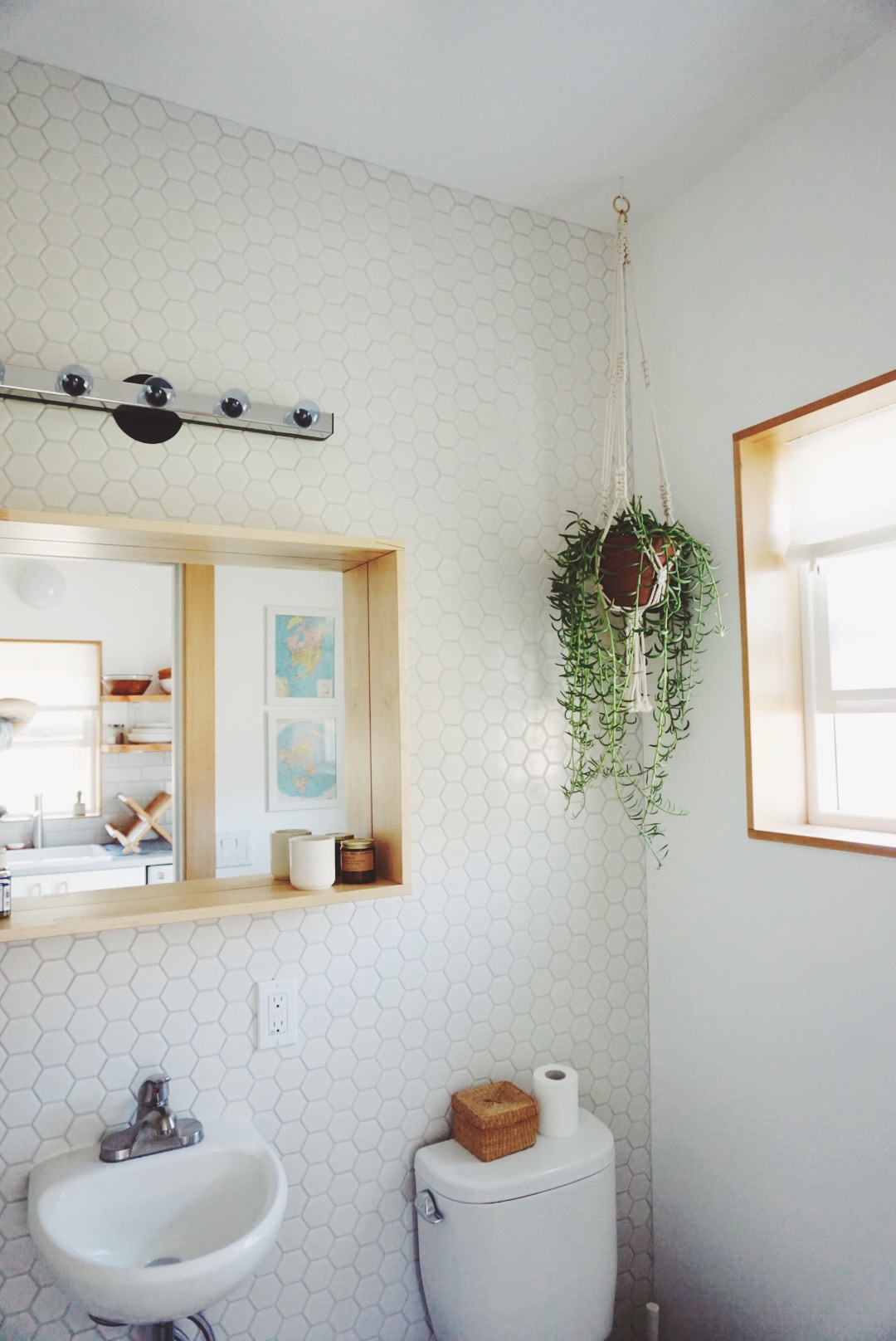Macrame in the bathroom